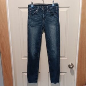 American Eagle Outfitters Dark Blue Skinny Jeans